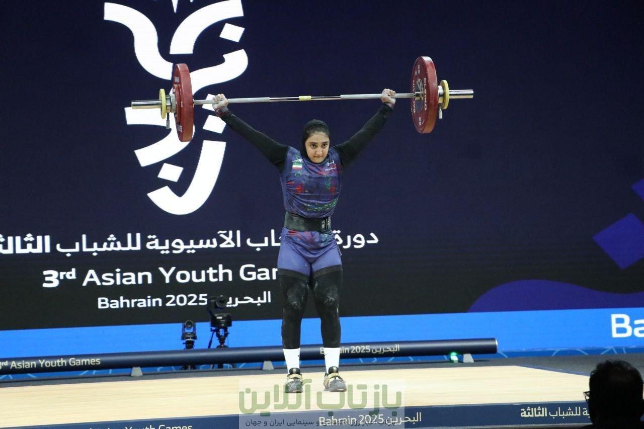 اولین مدال وزنه‌برداران ایران در بازی‌های آسیایی جوانان برای هستی