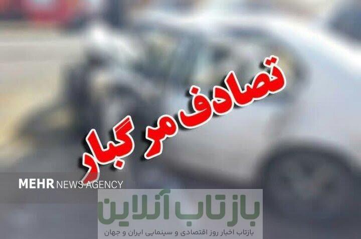 تصادف مرگبار اتوبان تهران–کرج؛ ۳ کشته، ۱۴ مجروح