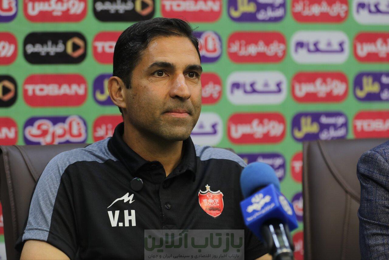 هاشمیان:به خاطر پول در پرسپولیس نیستم/نه از داور انتقاد می‌کنم نه از زمین!