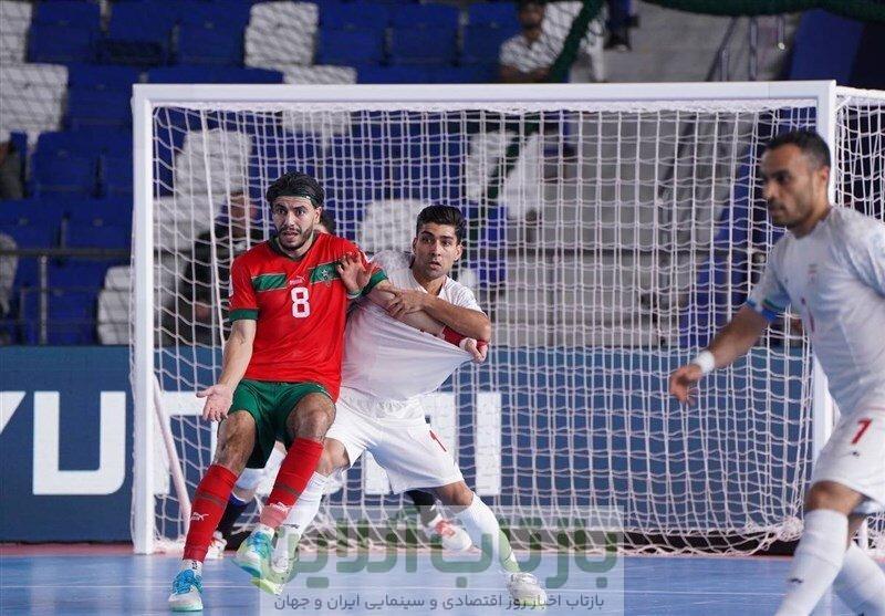 تساوی فوتسال ایران مقابل مراکش در بازی‌های کشورهای اسلامی