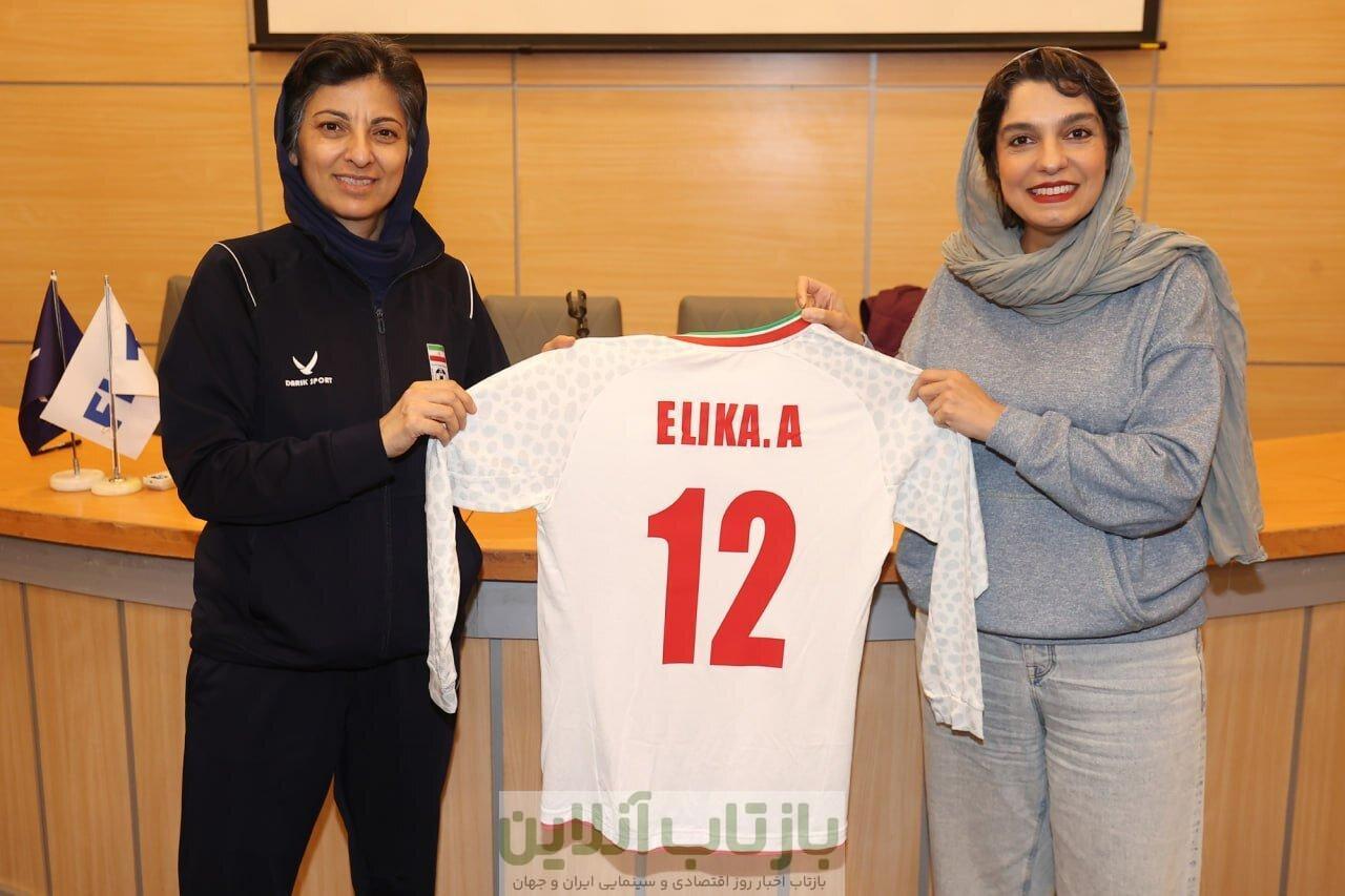 حضور بازیگر سینما در اردوی تیم ملی فوتسال زنان ایران+ عکس