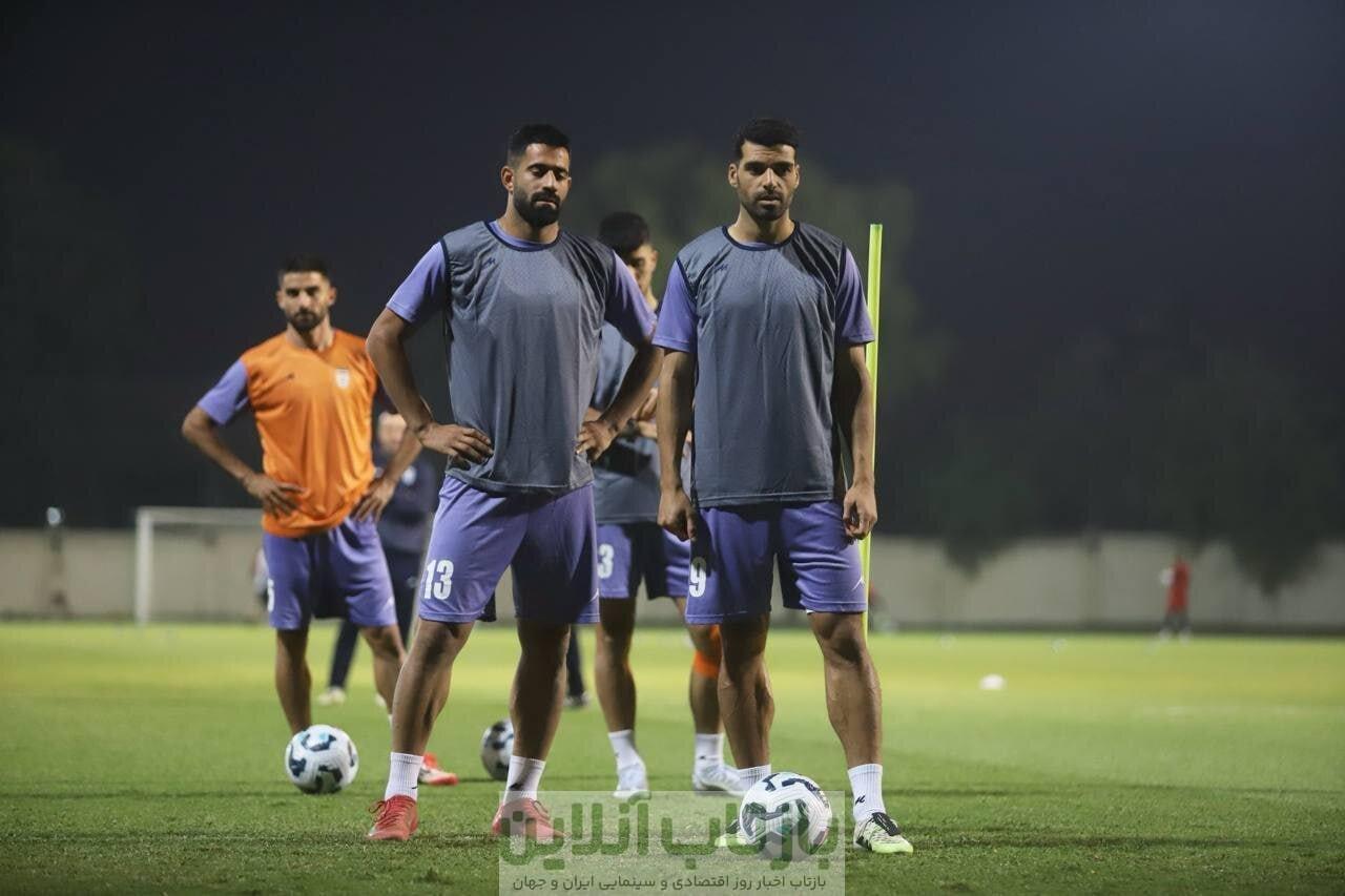 تصاویر اولین تمرین تیم ملی با لژیونرها در العین