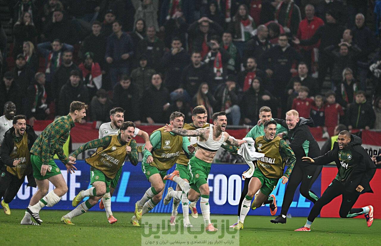 عکس| معجزه بوداپست برای ایرلند؛ این مسابقه فوتبال فراموش نخواهد شد