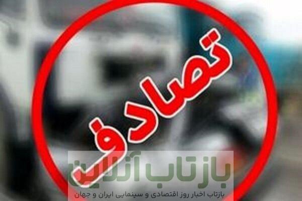 تصادف زنجیره ای ۲ اتوبوس با مینی بوس در شهرقدس؛۷ نفر مصدوم شدند