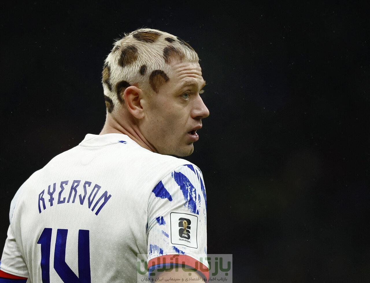 عکس| مدل موی ستاره تیم ملی نروژ با طرح پلنگ ایرانی