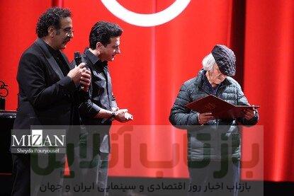 تصویر جدید شفیعی کدکنی به همراه همایون شجریان در برج میلاد 1 تصویر جدید شفیعی کدکنی به همراه همایون شجریان در برج میلاد