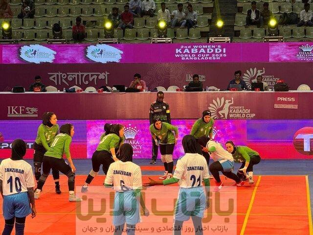 سومین پیروزی تیم ملی کبدی زنان در قهرمانی جهان