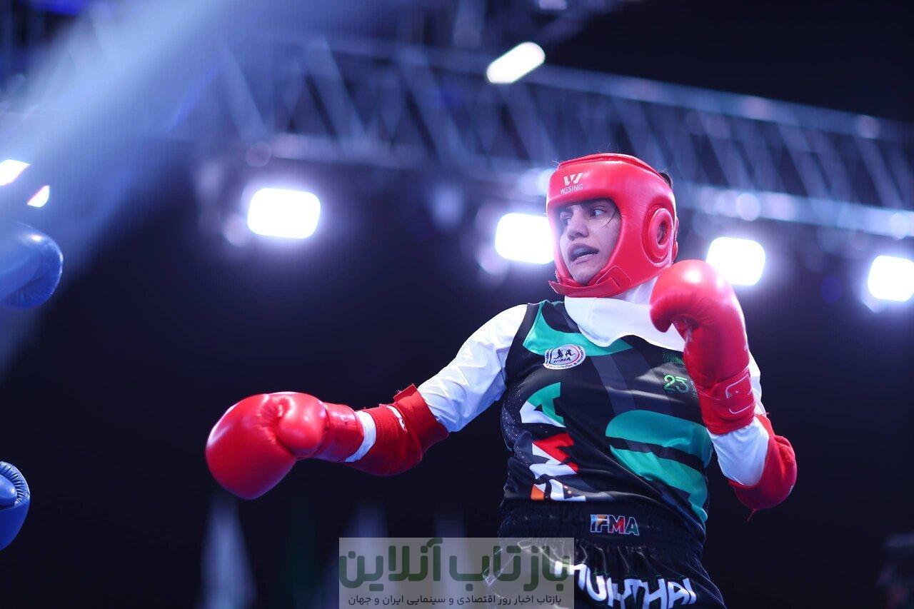 پرچم بالای موی‌تای ایران در ریاض