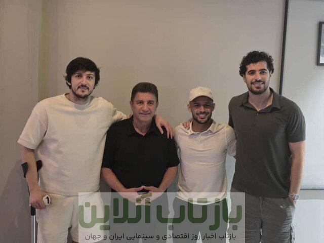 جلسه قلعه‌نویی با آزمون، قایدی و عزت‌اللهی در امارات