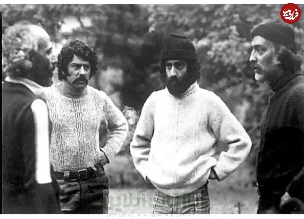 عکس/ مسعود کیمیایی، محمدعلی فردین و فرامرز قریبیان؛ سال ۱۳۵۵