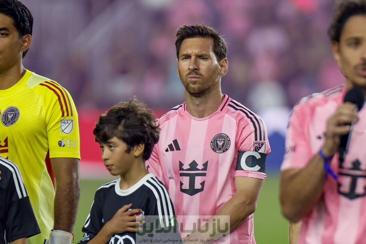 عکس | بوسه‌های عاشقانه مسی پس از یک شب رویایی