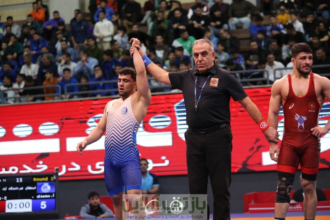 صعود تیم‌ کشتی فرنگی استقلال قم به فینال لیگ برتر
