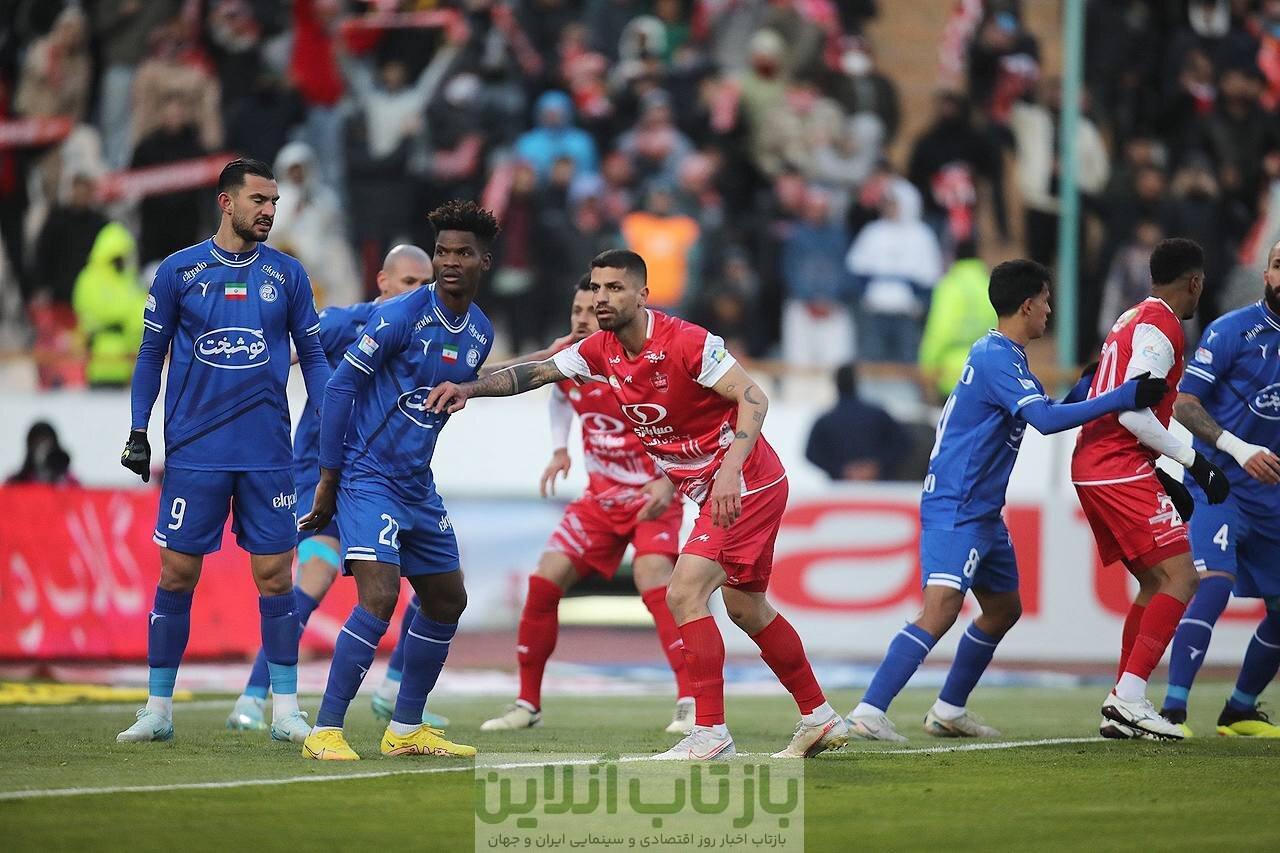 عکس| استقلالی‌ها اشک پرسپولیسی‌ها را در دربی در آوردند