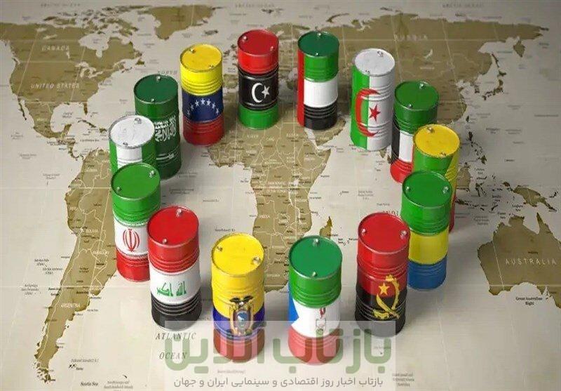 کاهش تولید نفت اوپک در ماه نوامبر