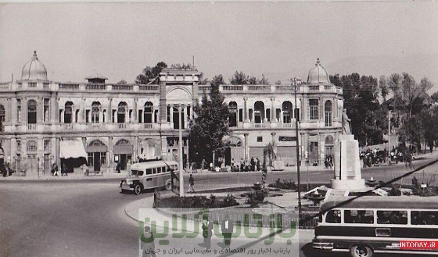 عکس قدیمی‌ترین مرکز خرید تهران؛ ۹۰ سال پیش