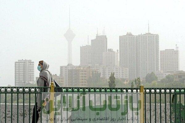 غلظت ذرات معلق در تهران ۲.۵ برابر استاندارد
