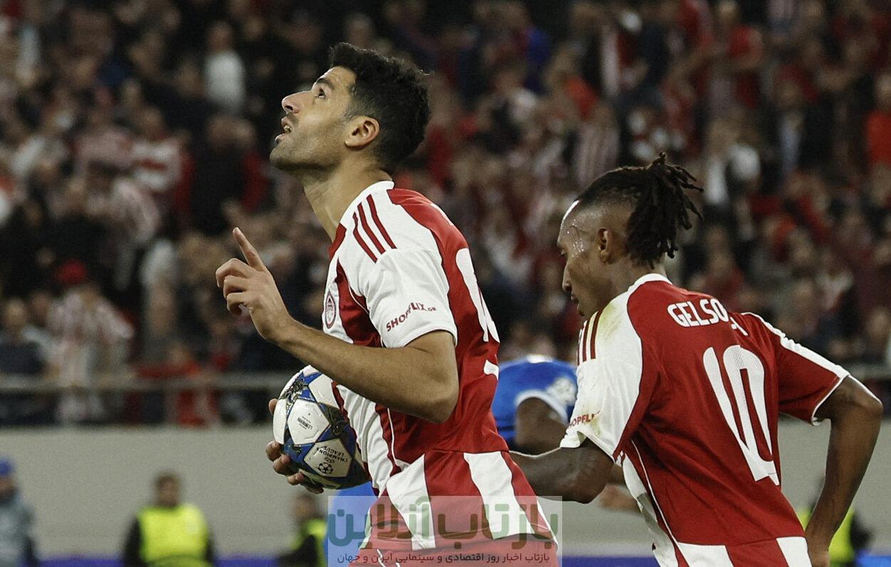 درخشش طارمی در شب اولین برد اروپایی المپیاکوس