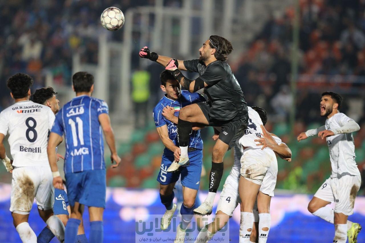 توقف خانگی استقلال مقابل ملوان؛ سقوط آبی‌ها به رده سوم