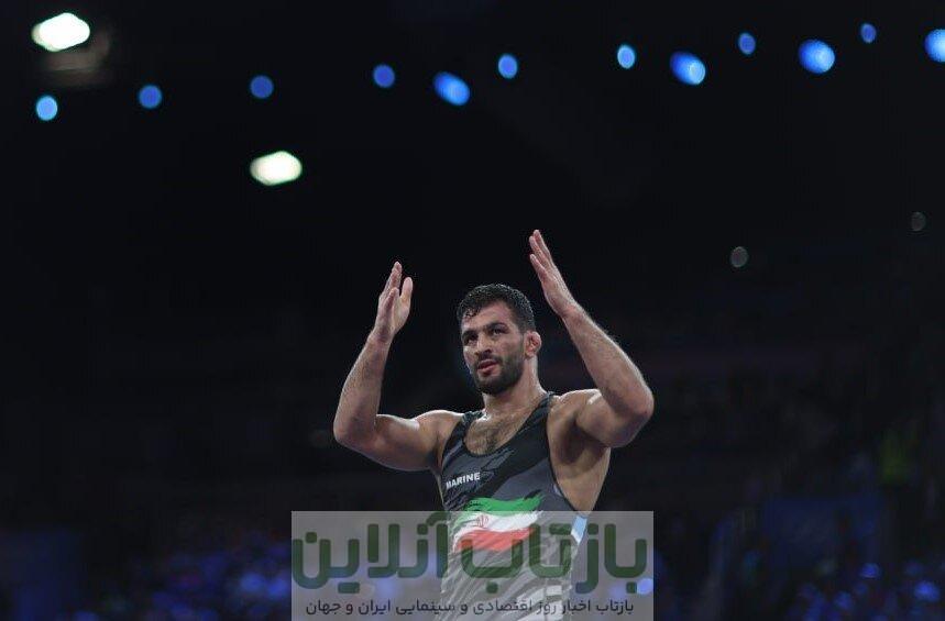 بازگشت طوفانی حسن یزدانی به تشک کشتی/ پلنگ مازندران حریفش را زخمی کرد