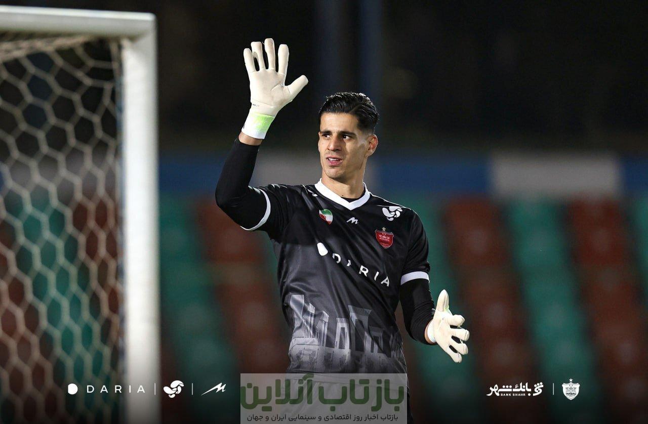 شاهکار پیام نیازمند مقابل تراکتور در نیمه اول