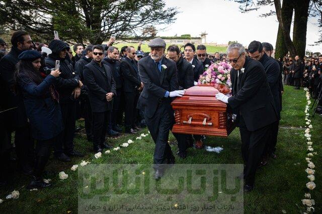 تصاویری تازه از خاکسپاری بهرام بیضایی 1 تصاویری تازه از خاکسپاری بهرام بیضایی