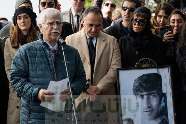 تصاویری تازه از خاکسپاری بهرام بیضایی 3 تصاویری تازه از خاکسپاری بهرام بیضایی