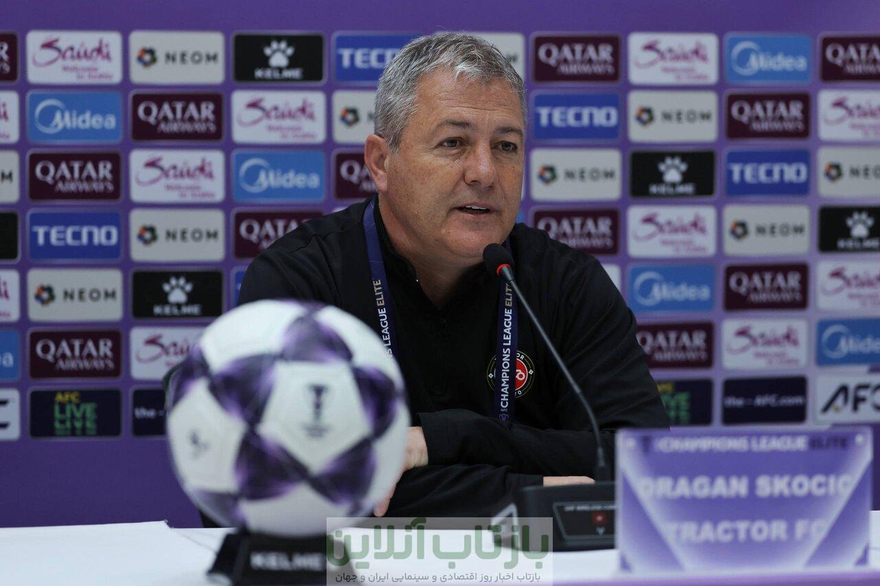 صحبت‌های اسکوچیچ پس از اولین شکست آسیایی تراکتور