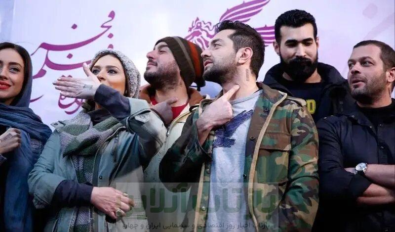 محسن کیایی، سحر دولتشاهی و بهرام رادان روی فرش قرمز جشنواره فجر 1 496939900_4035732716703580_7265560879829116656_n