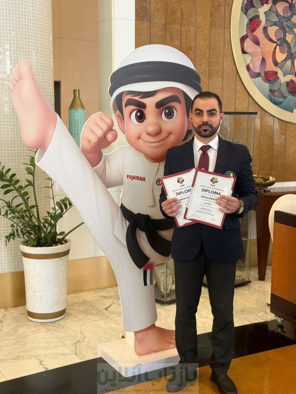 ثبت یک افتخار داوری برای کاراته خوزستان در فجیره 1 ثبت یک افتخار داوری برای کاراته خوزستان در فجیره