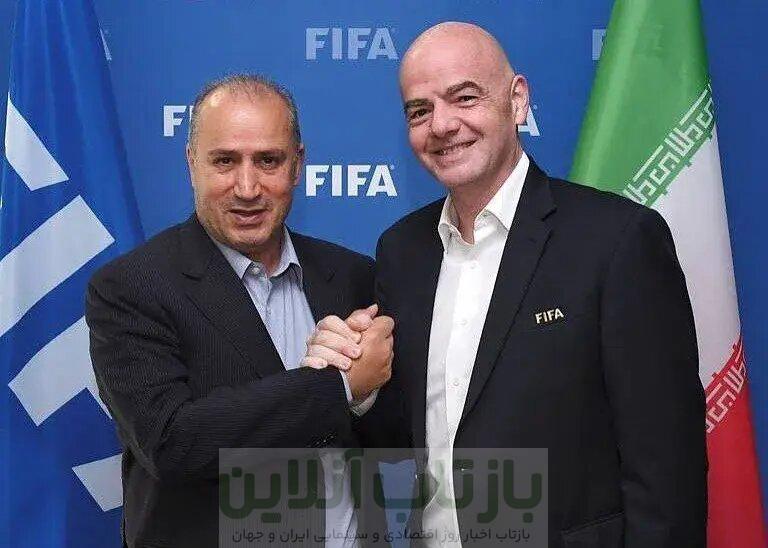 تضمین فیفا و اینفانتینو را ترامپ به هیچ خواهد گرفت؛ ایران باید روی موضع خود محکم بایستد 1 تضمین فیفا و اینفانتینو را ترامپ به هیچ خواهد گرفت؛ ایران باید روی موضع خود محکم بایستد